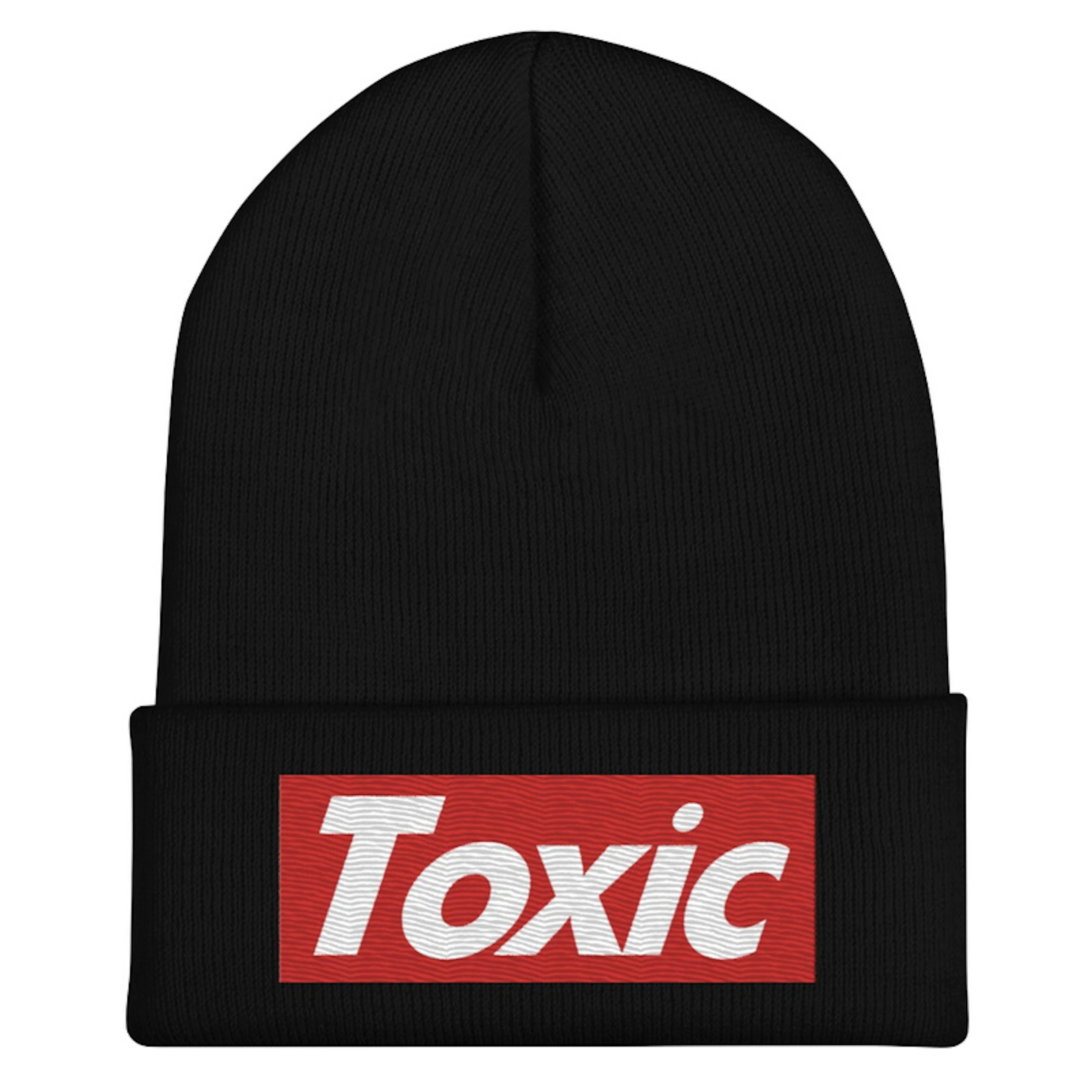 Embroidered TOXIC beanie